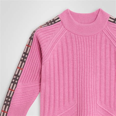 burberry pink sweater|burberry oversized sweater.